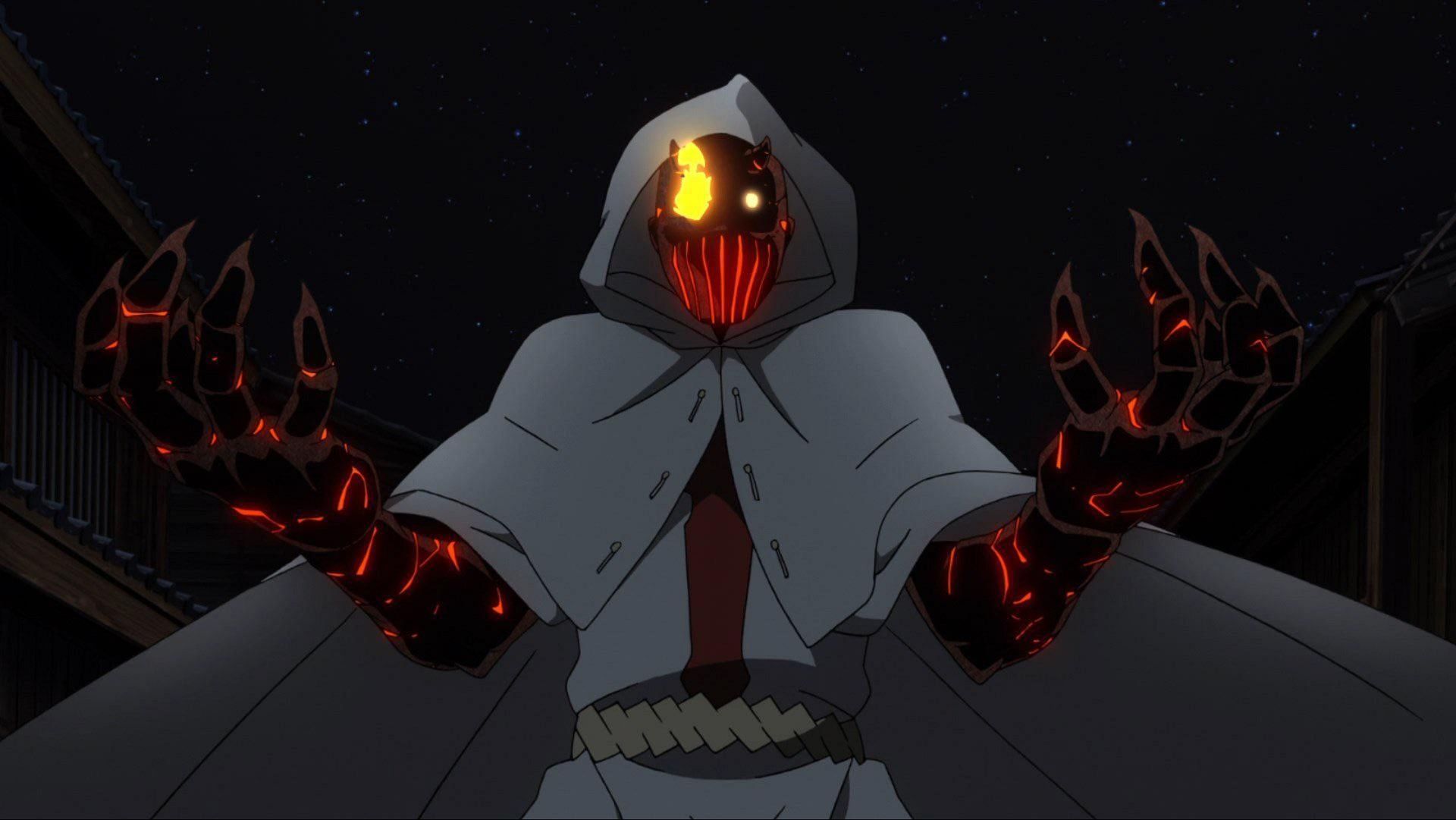 A Demon Infernal as seen in the Fire Force anime (Image via David Production)